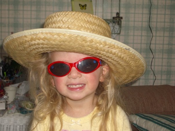 Hey, that's daddy's drinking hat!