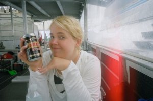 Look at me with my pornographic (XXX?) beer!