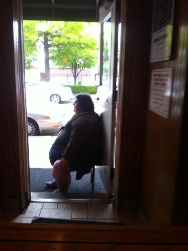 I'm just gonna sit here in the fucking doorway a bit...