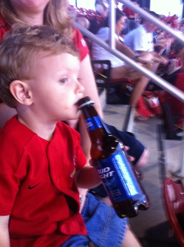 He always breaks the rules, daddy.