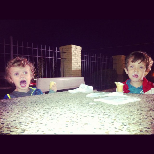 Whooooo!  Ice cream!