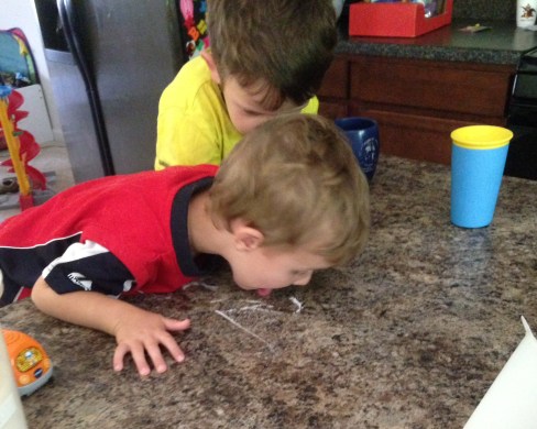 They aren't as eager to pick up dog shit or Lego pieces.