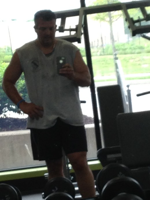 I'm actually quite ashamed about taking a gym selfie. #douchebag
